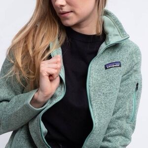 Patagonia Better Sweater Jacket in Gypsum Green Size Medium